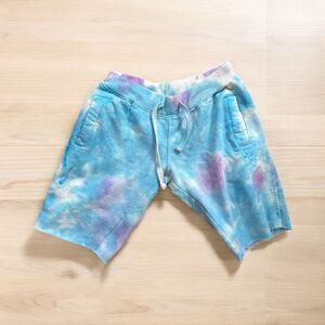 REVOLVE La Detresse XS USA-made Tie-Dye Shorts in mystic blueberry